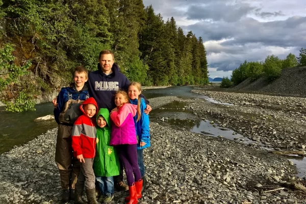 Dr. Thayne Dawson and his family